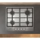 Whirlpool TGML 660 IX NL piano cottura Acciaio inox Da incasso 58 cm Gas 4 Fornello(i) 4