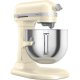 KitchenAid 5KSM70SHXEAC robot da cucina 375 W 6,6 L Crema, Grigio, Acciaio inox 5