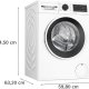 Bosch Serie 6 WGG244ZISN lavatrice Caricamento frontale 9 kg 1400 Giri/min Bianco 10