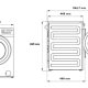 Beko b300 BM3WFSU37013WW lavatrice Caricamento frontale 7 kg 1000 Giri/min Bianco 8