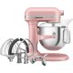 KitchenAid 5KSM70SHXEDR robot da cucina 375 W 6,6 L Grigio, Rosa, Acciaio inox 3