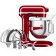 KitchenAid 5KSM70SHXEER robot da cucina 375 W 6,6 L Grigio, Rosso, Acciaio inox 3