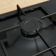 Bosch Serie 2 PBP6B6K60 piano cottura Nero Da incasso 60 cm Gas 4 Fornello(i) 6