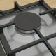 Neff T27CIS8N0 piano cottura Nero, Acciaio inox Da incasso 75 cm Gas 5 Fornello(i) 6