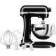 KitchenAid 5KSM55SXXEOB Sbattitore con base 325 W Nero 3