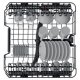 Whirlpool WIC3C26NUK lavastoviglie A scomparsa totale 14 coperti E 8