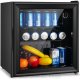FRIGO TAVOLO 50LT CE.E STATICO PORTA IN VETRO NERO 3