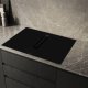Siemens ED777HQ26E piano cottura Nero Da incasso 70 cm Piano cottura a induzione 4 Fornello(i) Cappa da incasso 4