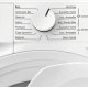 Electrolux EW6HT13C asciugatrice Libera installazione Caricamento frontale 8 kg Bianco 18