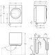 Electrolux Lavatrice Carica Frontale 9 Kg Classe A-20% 1400 Giri MADE IN ITALY EW7F49DG 20