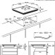AEG IKE6445SIB Nero Da incasso 60 cm Piano cottura a induzione 4 Fornello(i) 12