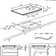 AEG NIK95I00FB Piano cottura ad induzione Serie 6000 Flex Bridge 90 cm 15