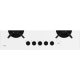 AEG HKB75453NW Piano cottura Gas on Glass Serie 8000 Flamelight 75 cm 18