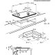 AEG HKB75453NW Piano cottura Gas on Glass Serie 8000 Flamelight 75 cm 19