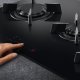AEG HVB8453IB Piano cottura in vetroceramica a gas Serie 9000 Touch Sure 80 cm 12