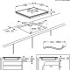Electrolux Y63IV443 Nero Da incasso 60 cm Piano cottura a induzione 4 Fornello(i) 18