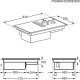 AEG NCP84C01AZ Piano ad induzione con cappa integrata Bridge con eXtractor SaphirMatt® versione filtrante 19