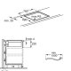 AEG NCP84C01AZ Piano ad induzione con cappa integrata Bridge con eXtractor SaphirMatt® versione filtrante 20