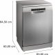 Bosch Serie 4 SMS4EMI06E Lavastoviglie da libera installazione 14 coperti Acciaio spazzolato anti-impronta Classe B 3