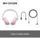 Sony WHCH720NP.CE7 cuffia e auricolare Con cavo e senza cavo A Padiglione Musica e Chiamate USB tipo-C Bluetooth Blu 16