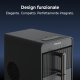 Dreame Aura Macchina per la produzione di cubetti di ghiaccio integrata/indipendente 12 kg/24h Nero, Oro 4