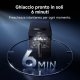 Dreame Aura Macchina per la produzione di cubetti di ghiaccio integrata/indipendente 12 kg/24h Nero, Oro 5