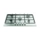Indesit THP 752 IX/I 1 piano gas inox 75cm 5 fuochi griglie smaltate Made in Italy 3
