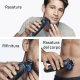 Braun Series 5 Rasoio Elettrico, Fino a 50 min, +2 Accessori, 52-B1650S, Blu 8
