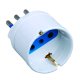Techly Adattatore spina 10A presa Bianco 5