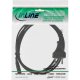 InLine Cavo alimentazione Spina Europlug CEE 7/16 a Presa IEC-320-C7, 1,8m 3
