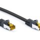 Goobay 91590 cavo di rete Nero 1 m Cat7 S/FTP (S-STP) 3