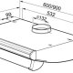 Smeg KSEC61EB cappa aspirante Semintegrato (semincassato) Bianco 260 m³/h 3