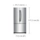 Samsung RF62UBPN frigorifero side-by-side Libera installazione 443 L Acciaio inox 4