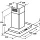 Samsung HC9247TG cappa aspirante Cappa aspirante a parete Acciaio inox 756 m³/h 3