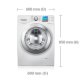 Samsung WF1124ZAC lavatrice Caricamento frontale 12 kg 1400 Giri/min Cromo, Bianco 3