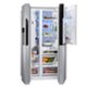 LG GS 9366 NECZ frigorifero side-by-side Libera installazione 614 L Acciaio inox 7