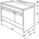 Smeg CS20-8 Cucina Gas naturale Gas Acciaio inox 3