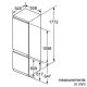 Bosch KIS87AF30 frigorifero con congelatore Da incasso 270 L Bianco 3