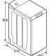 Bosch WOT24425IT lavatrice Caricamento dall'alto 6,5 kg 1200 Giri/min Bianco 3