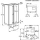 Electrolux EAL6240AOU frigorifero side-by-side Libera installazione 584 L G Acciaio inox 3