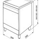 Smeg CB51SV1 cucina Elettrico Gas Bianco 3