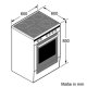 Siemens HC744523 cucina Elettrico Ceramica Nero, Acciaio inox 3