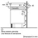 Siemens EH675FE17E piano cottura Nero, Acciaio inox Da incasso Piano cottura a induzione 4 Fornello(i) 8