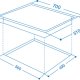 Indesit VIB 744 CE IT piano cottura Nero Da incasso Piano cottura a induzione 4 Fornello(i) 3