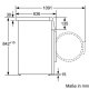 Bosch WTW84271 asciugatrice Libera installazione Caricamento frontale 8 kg A++ Bianco 3