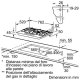 Bosch PCQ815B90E piano cottura Acciaio inox Da incasso Gas 5 Fornello(i) 3