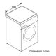 Siemens WM12Q441II lavatrice Caricamento frontale 7 kg 1200 Giri/min Bianco 6