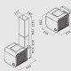 Elica 35cc Dynamique Cappa aspirante a parete Nero 650 m³/h 3