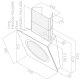 Elica OM Air Beauty/F/75 Cappa aspirante a parete Rosa 625 m³/h 3