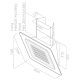 Elica Soo GL/F/80 Cappa aspirante a parete Acciaio inox, Trasparente 475 m³/h 5